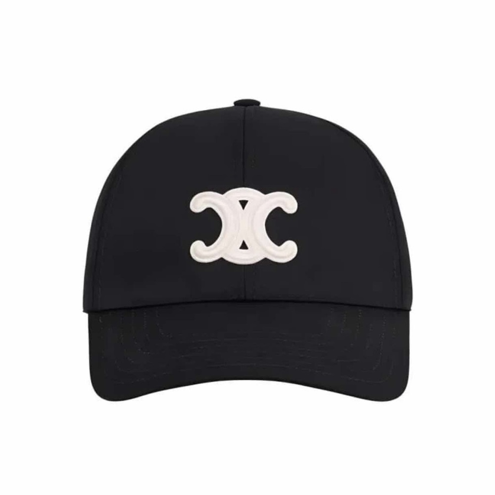 Celine Triomphe Baseball Cap Hat Black M- Free Gift With Purchase